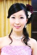 襟足おろした花嫁ヘアスタイル