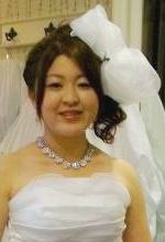 ベールリボン新婦