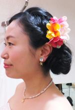 ショート編み込みヘアー