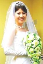 綺麗なご新婦様ベール写真