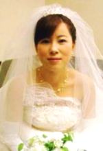 ベール姿結婚式
