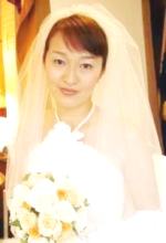 結婚ベール姿