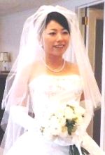 花嫁ベール姿
