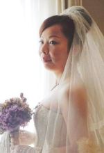新婦のベール写真