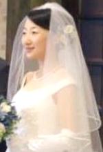 ベール花嫁姿