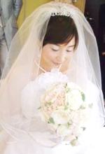 花嫁ベール姿