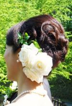 軽井沢挙式ヘアー
