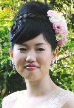 花嫁ヘアー高いアップ
