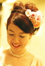 花嫁ヘアーアレンジカールアップ