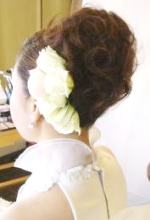 ヘアスタイルカールのアップ