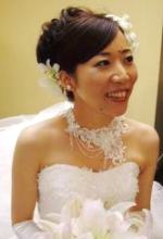 ウエディングヘアーお花