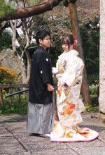 花嫁色内掛け