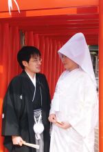 綿帽子白無垢神社婚