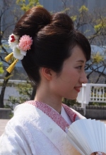 結婚式の日本髪アレンジ
