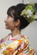 色内掛けヘアメイク撮影