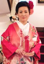 赤い打ち掛け披露宴