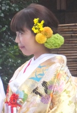 色うち掛け洋髪
