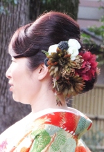 着物ヘアースタイルブライダル