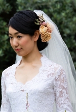 美人花嫁様ヘアメイク