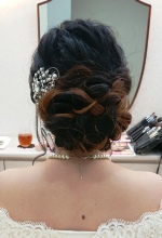 下まとめヘアーヘアカラー