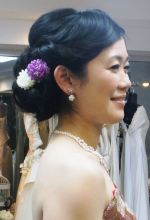 着物ドレスヘアスタイル