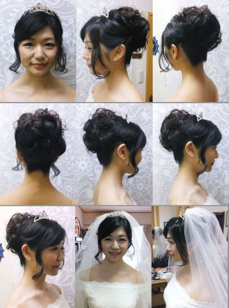 海外ウェディングヘアメイク写真