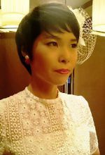 ヴィンテージドレスショートヘアアレンジ