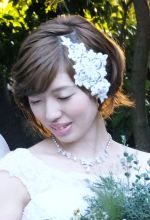 ブライダルナチュラルショートヘアー