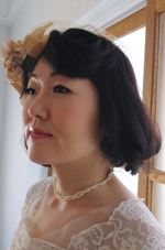 ウエディングドレス撮影ヘアメイク