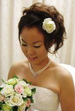 結婚式ショートヘアアレンジ